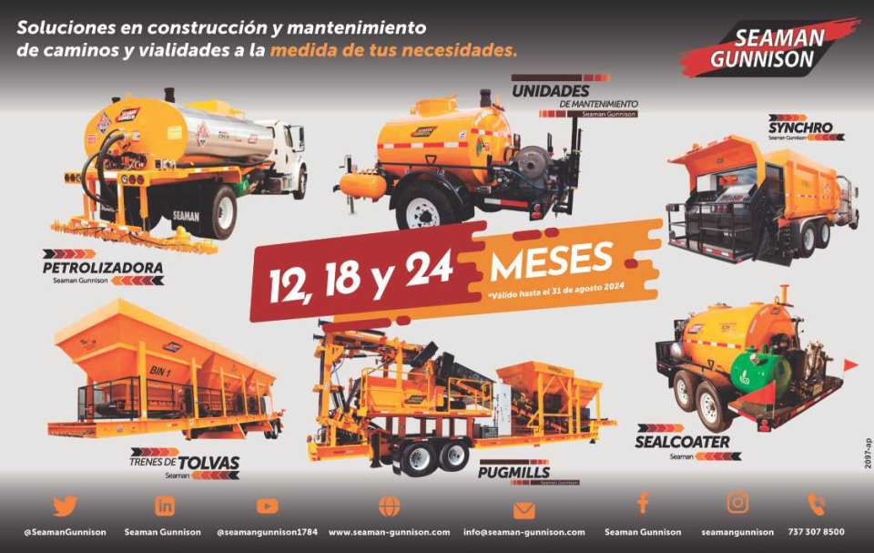 Quality equipment manufactured in Mexico with the most advanced technology, digital measurement systems that will bring you substantial savings. Compact paving line of the highest quality.