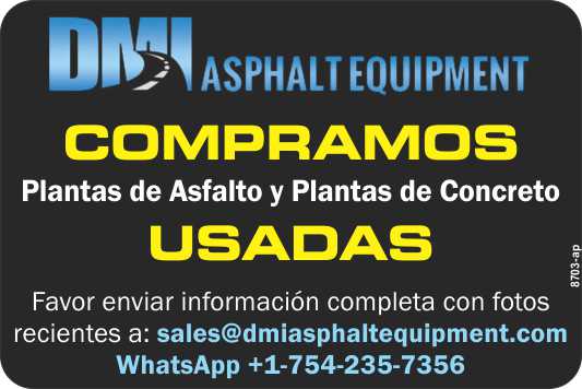 We Buy Used Asphalt Plants and Used Concrete Plants